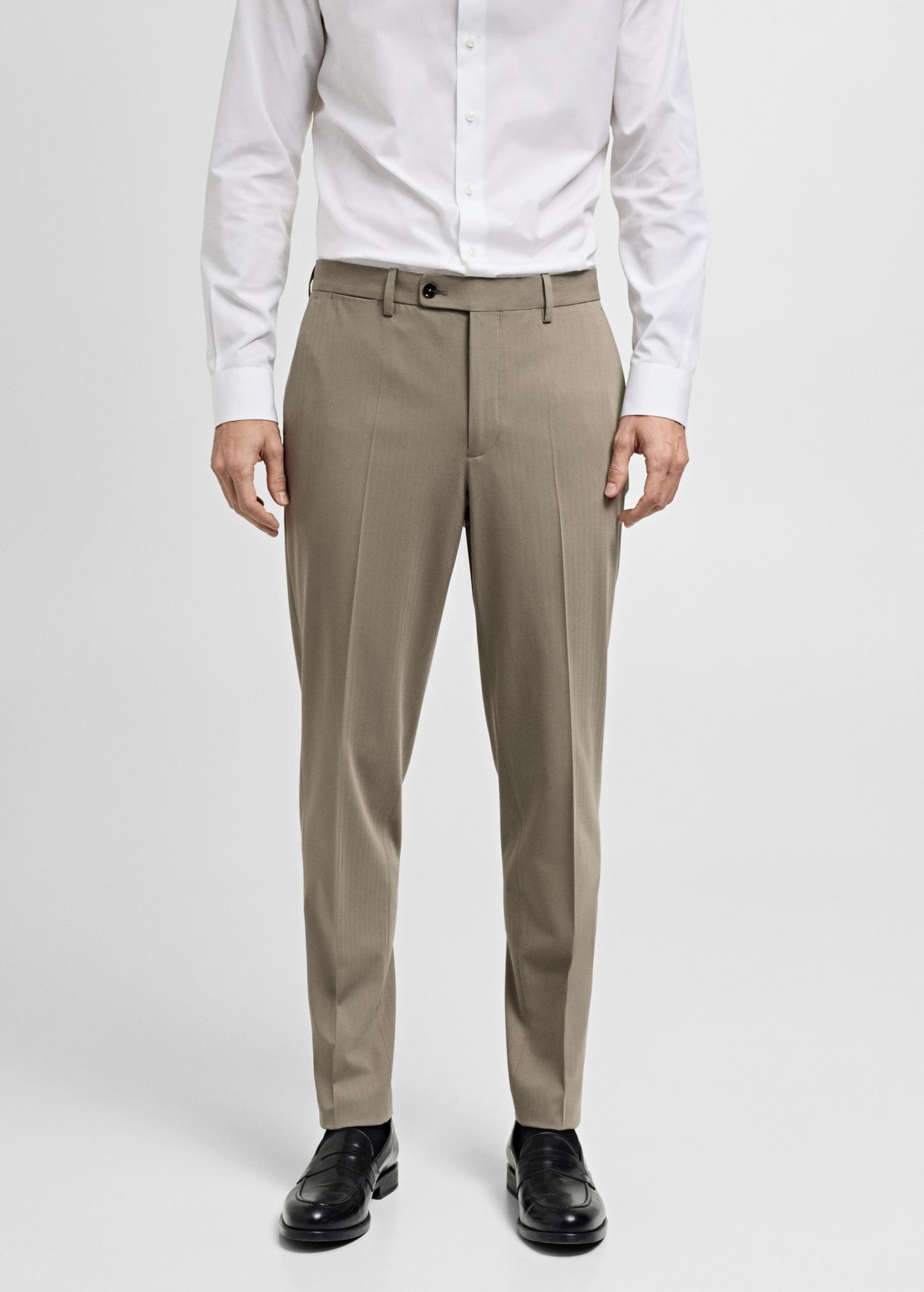 Monaco slim-fit suit pants - Men | MANGO USA Product Image