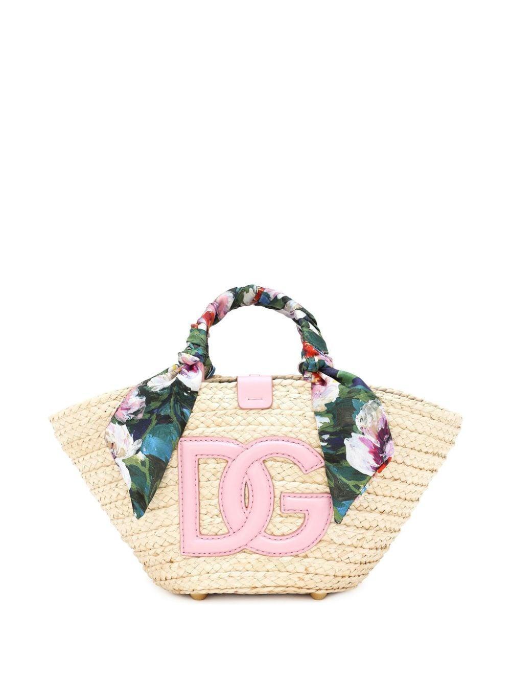 DOLCE & GABBANA Kendra Logo-patch Tote Bag In Black Product Image