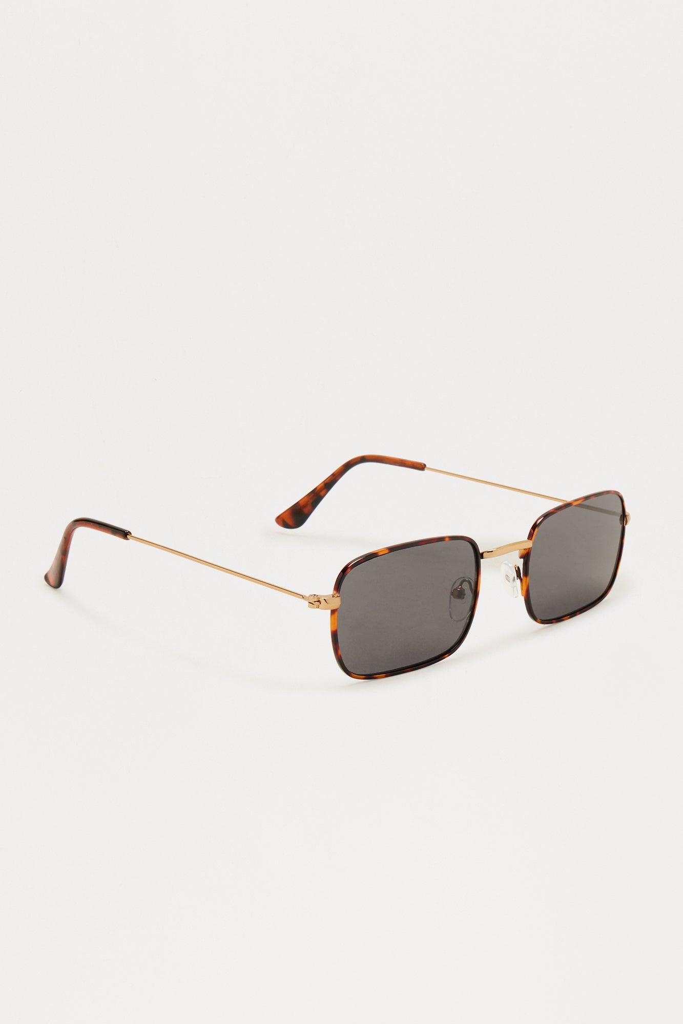 Perfect Timing Square Sunglasses - Tortoise Product Image