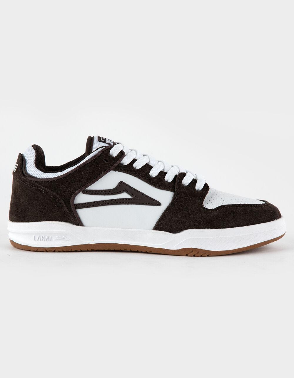 LAKAI Telford Low Mens Shoes - white brown Product Image