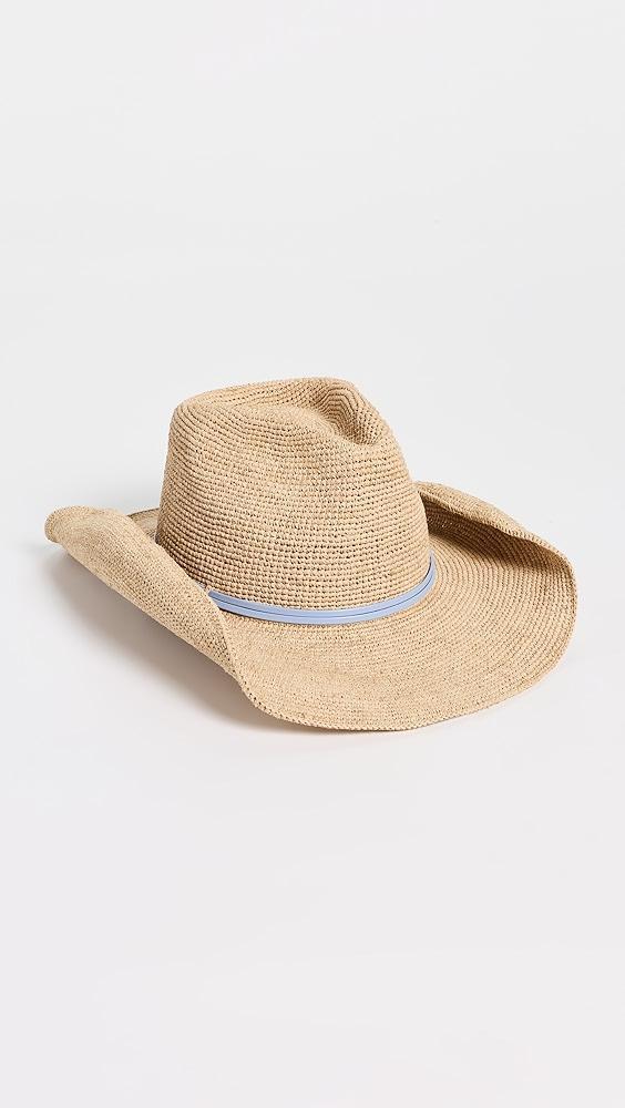 Hat Attack Raffia Crochet Cowboy Hat | Shopbop Product Image