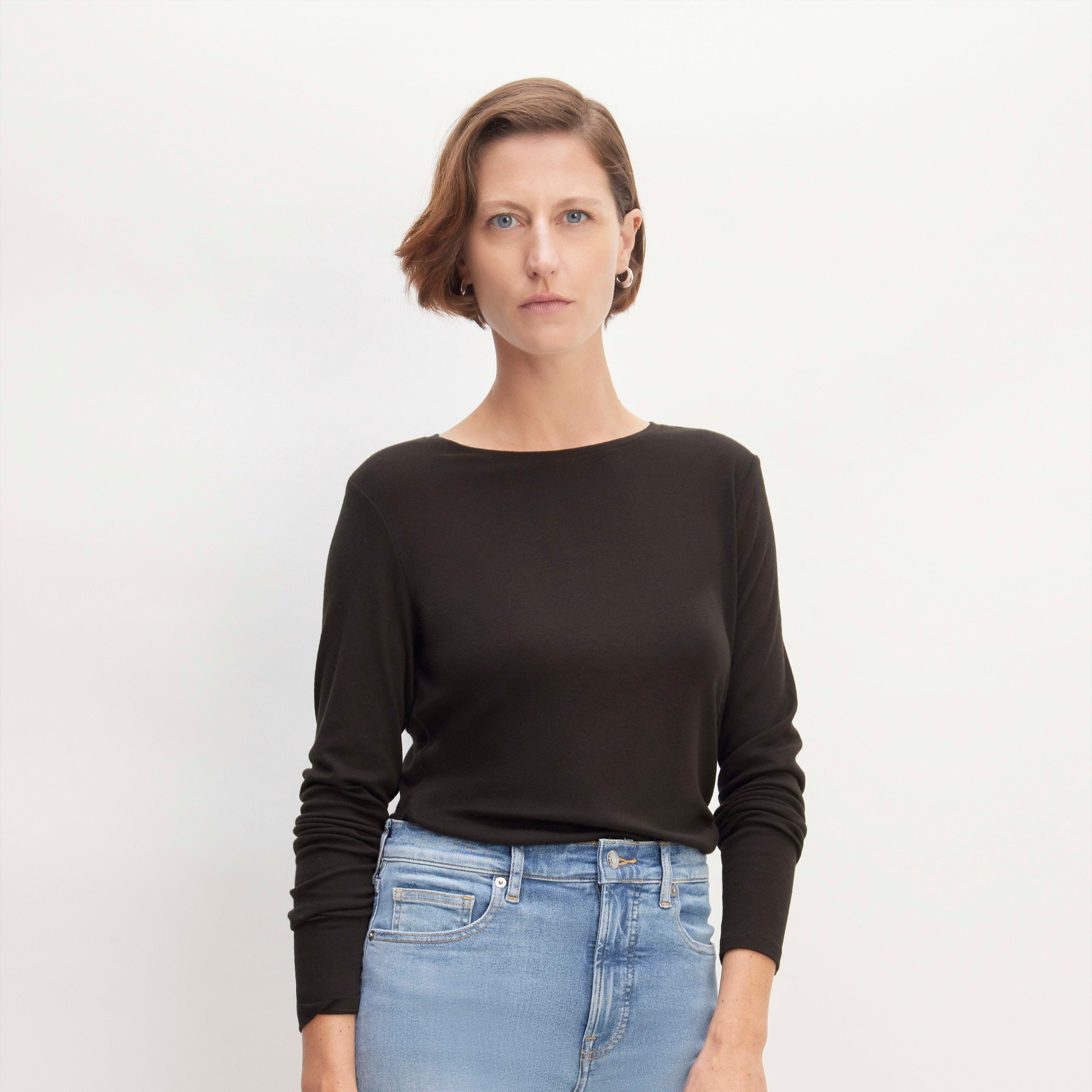 The Long-Sleeve Tee in Butterluxe Product Image