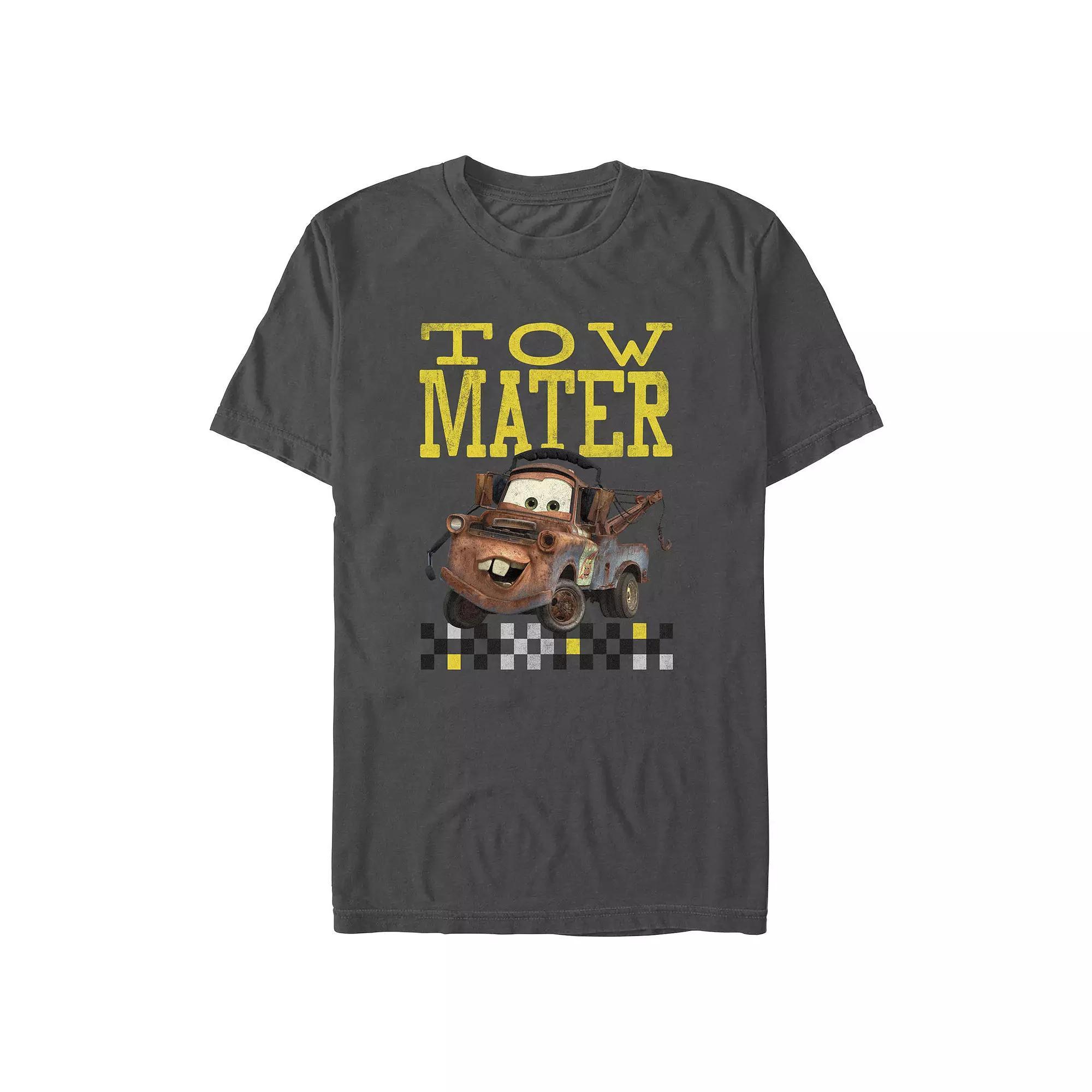 Disney / Pixar's Cars Tow Mater Men's Graphic Tee, Size: XL, Grey Product Image