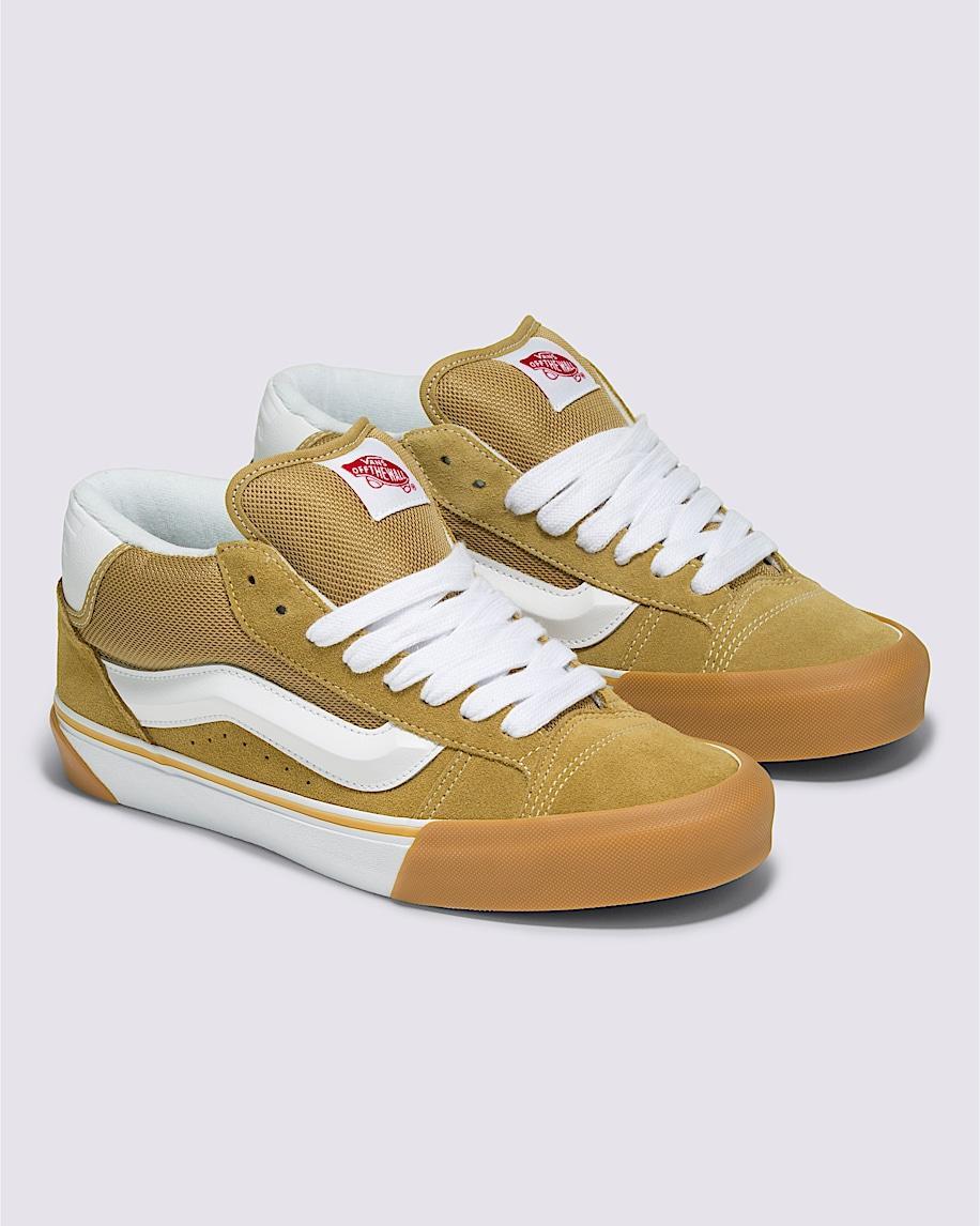 Knu Mid Suede Shoe in Khaki Brown / Gum| Vans US Product Image