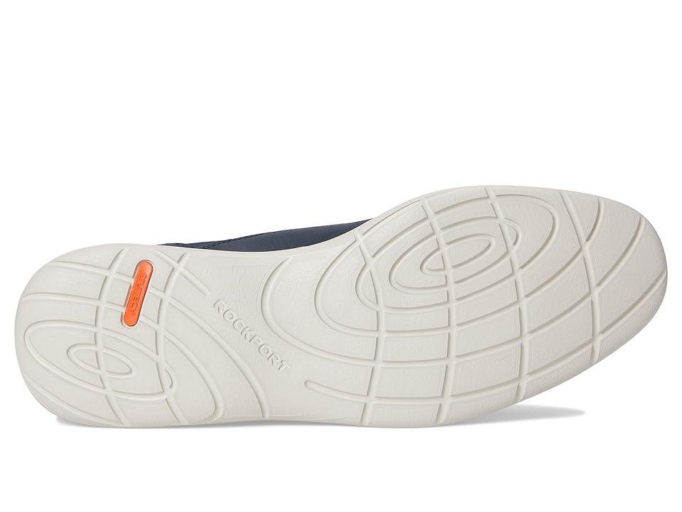 Rockport Garett Plain Toe (Dark Blue Leather) Men's Shoes Product Image
