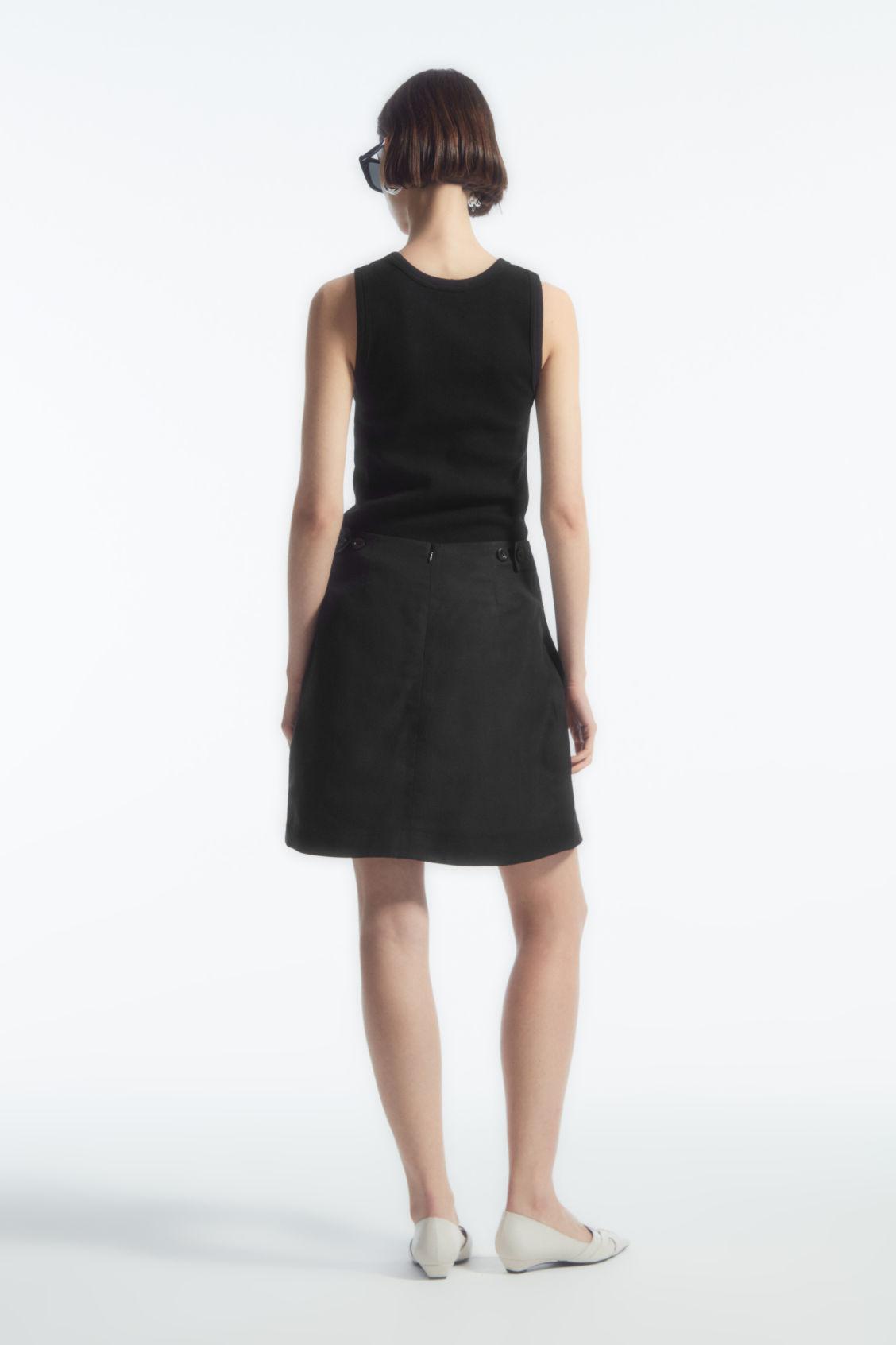 Womens Felted Tweed Miniskirt Product Image
