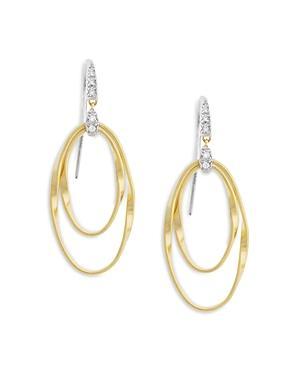 Womens Marrakech Onde 18K Yellow Gold & Diamond Coil Drop Earrings Product Image