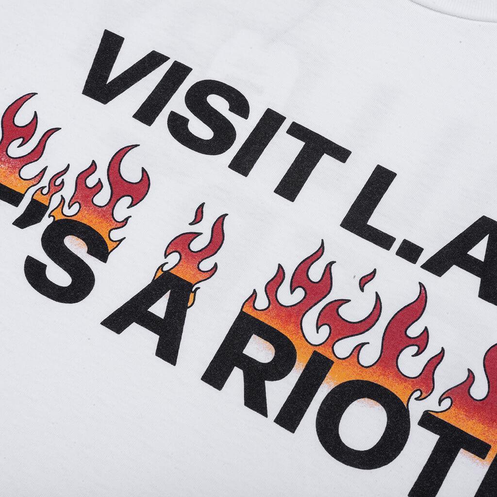 L.A. Riot Tee - White Male Product Image