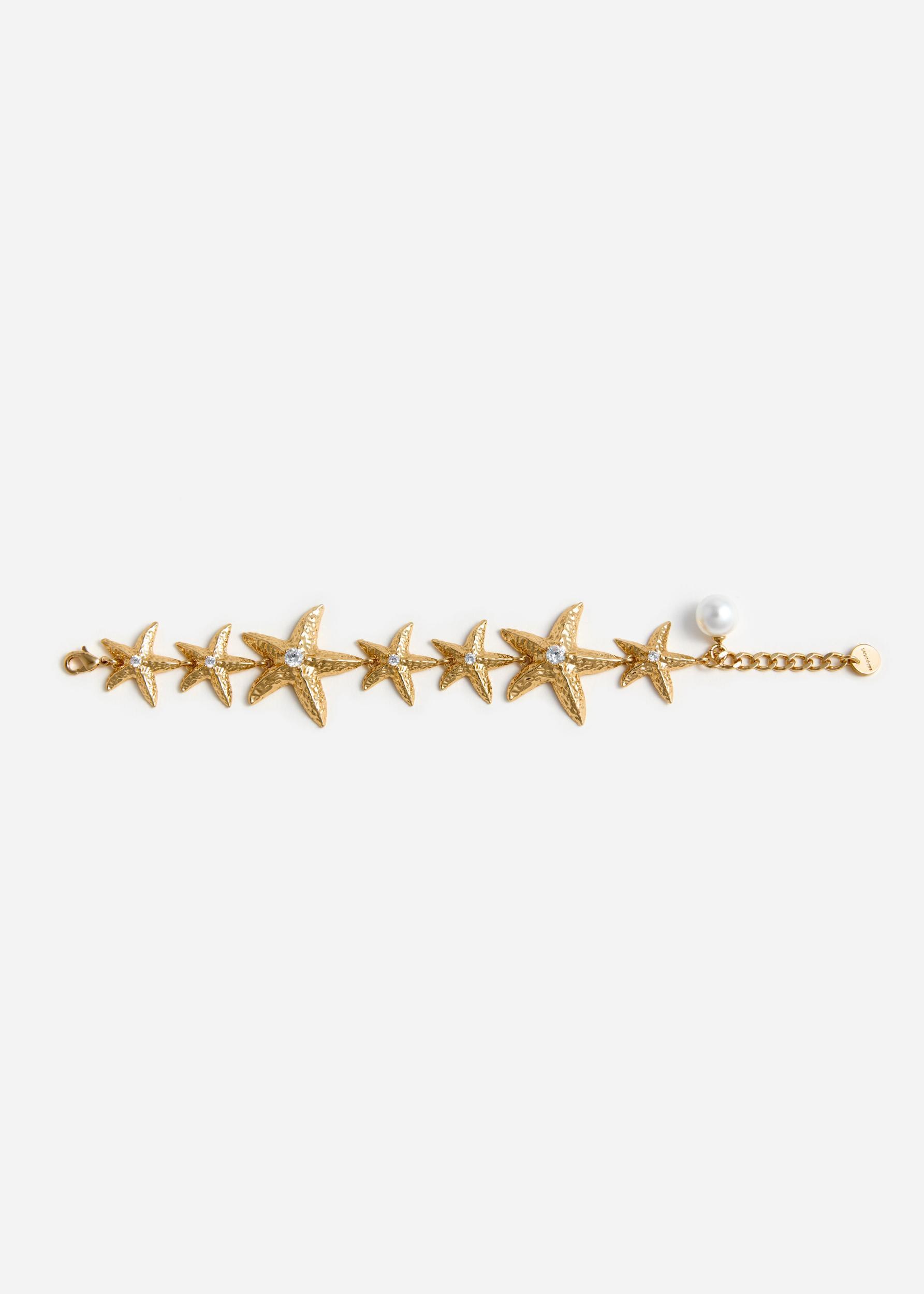 Mottled Gold Sea Star Bracelet Product Image