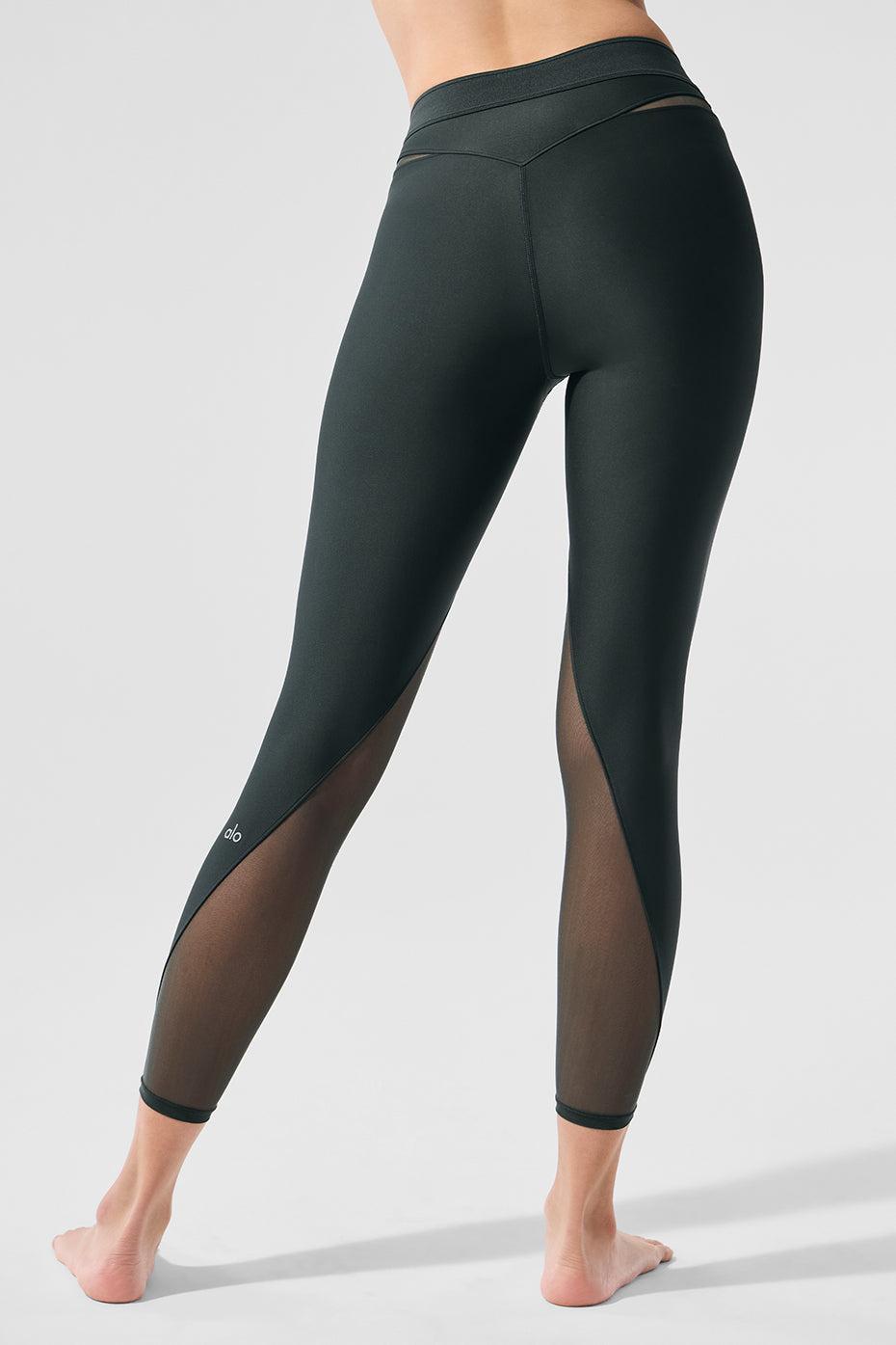 Airlift High-Waist 7/8 Rebel Legging - Charcoal Green Female Product Image