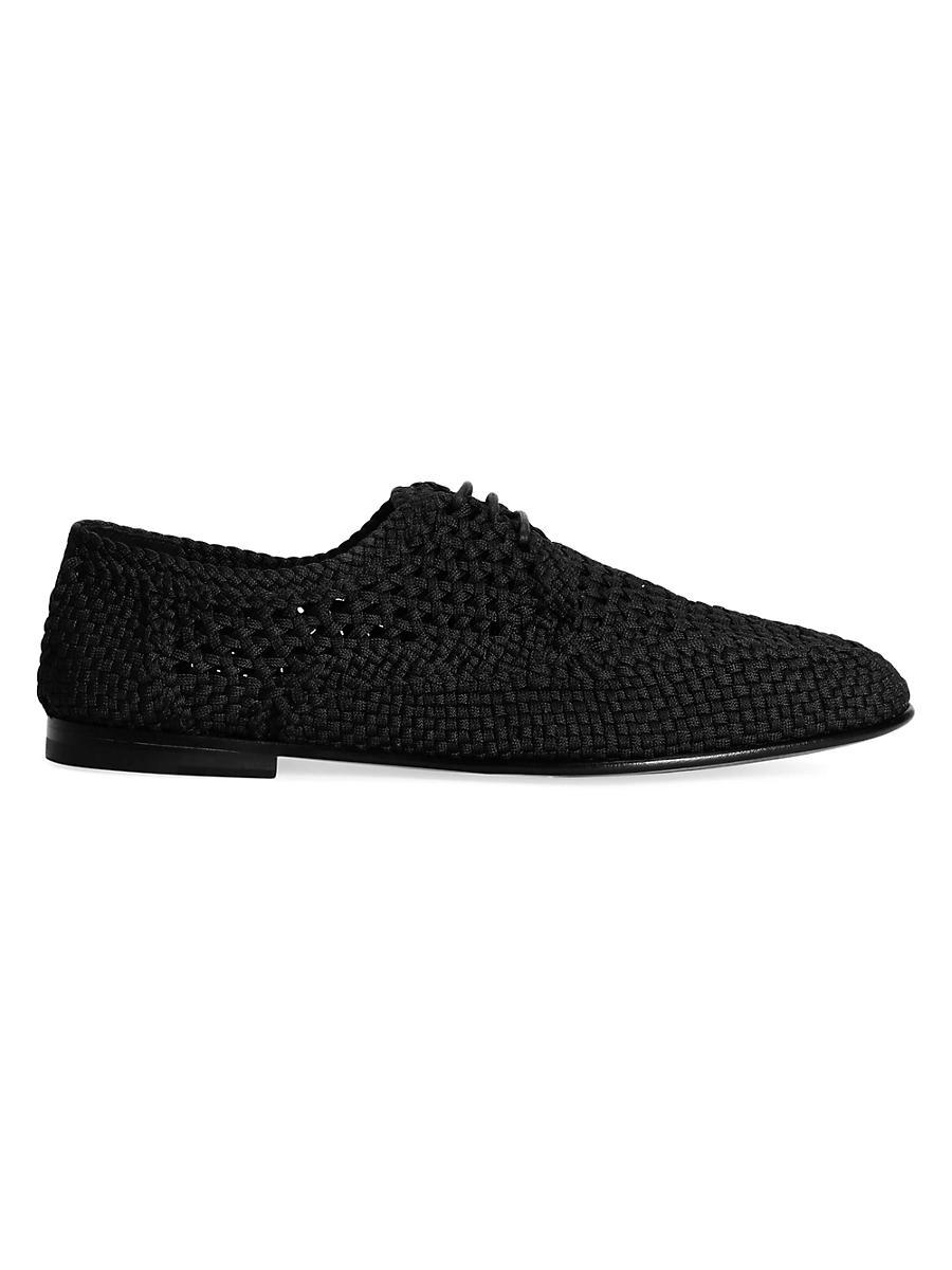 Mens Woven Fabric Derby Shoes Product Image
