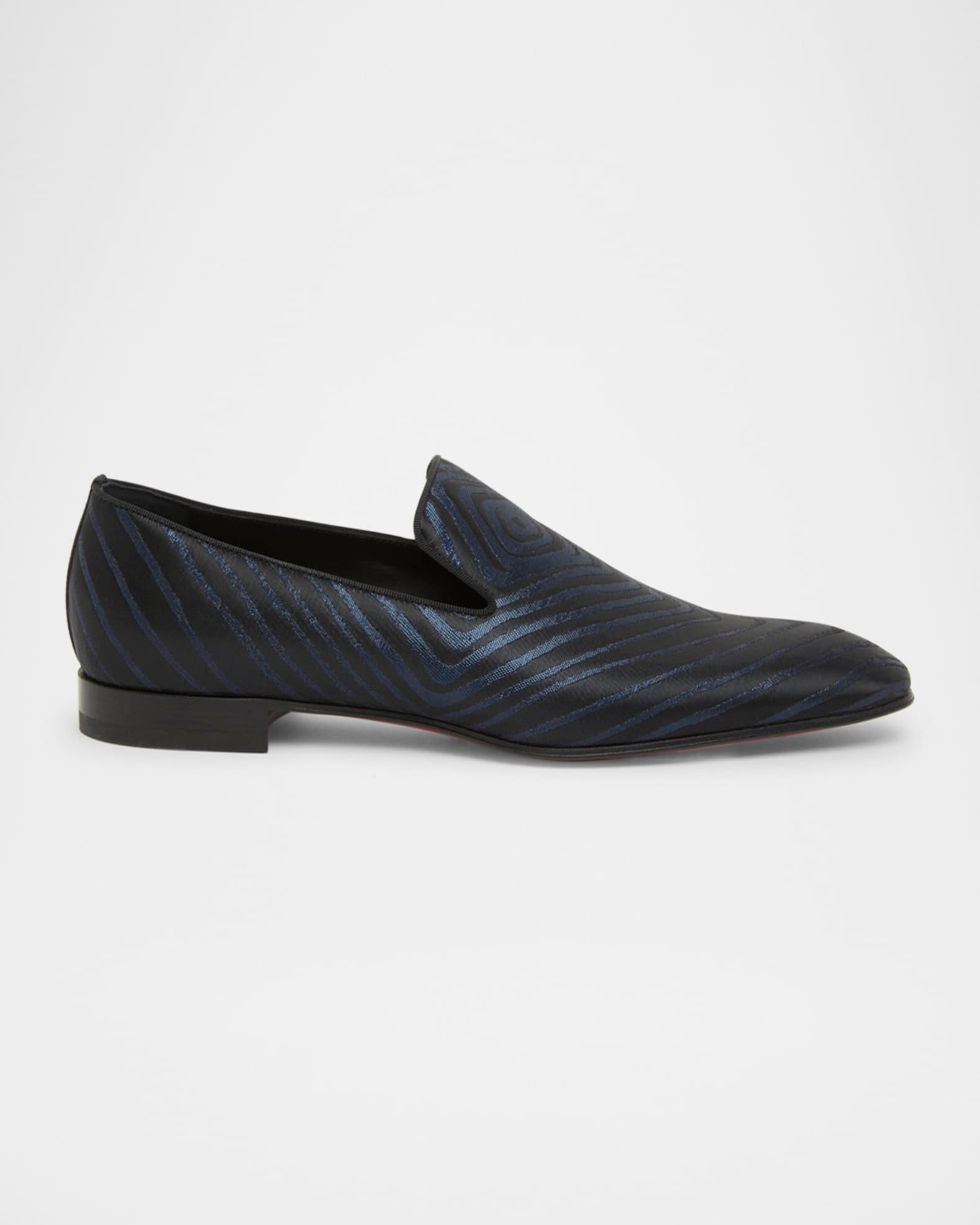 Men's Dandelion Red-Sole Jacquard Loafers Product Image