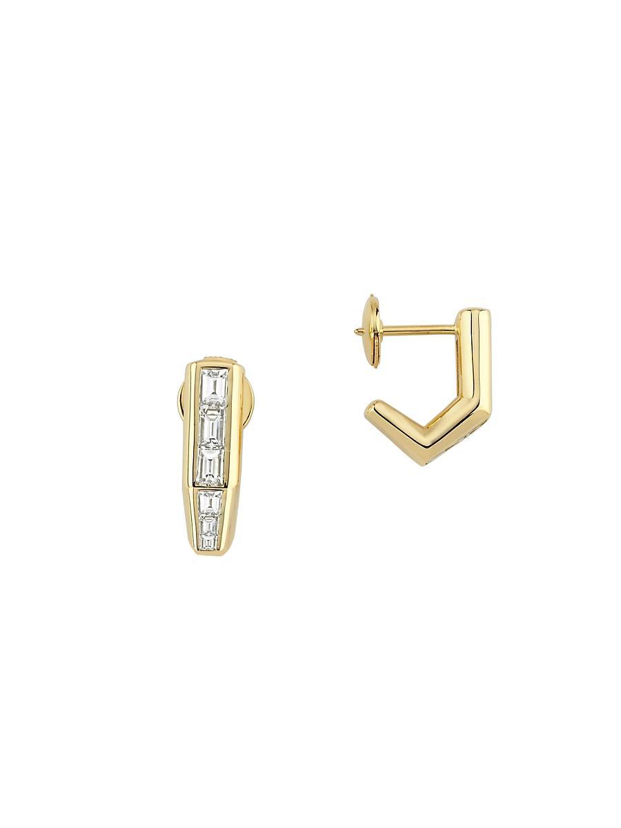Womens Bubble Callisto 18K Yellow Gold & 1.27 TCW Diamond Drop Earrings Product Image