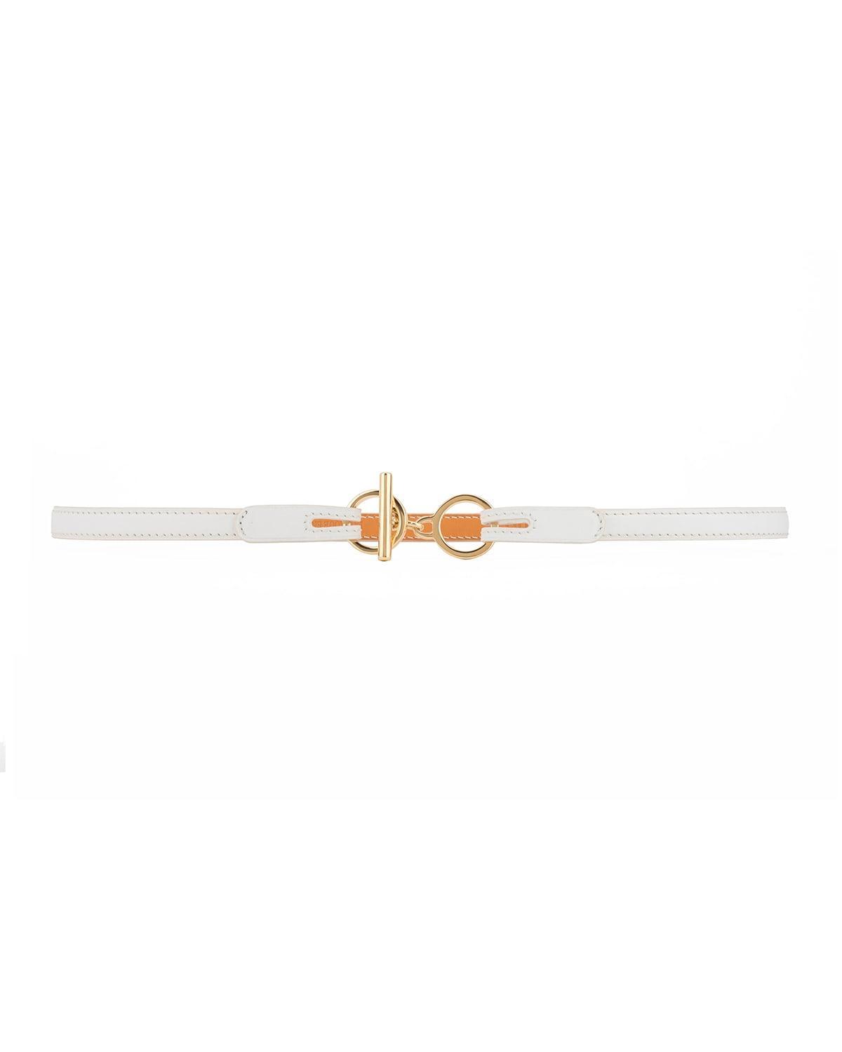 Mens Clip Thin Leather Belt Product Image