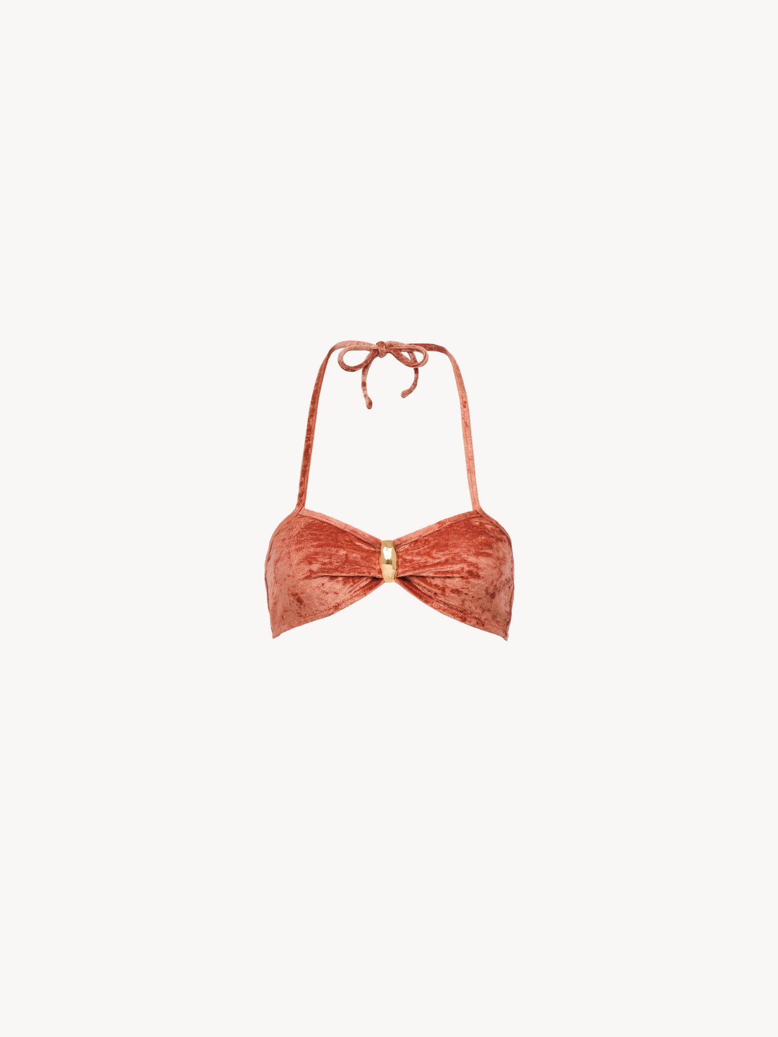 Metal-detail bikini top Product Image