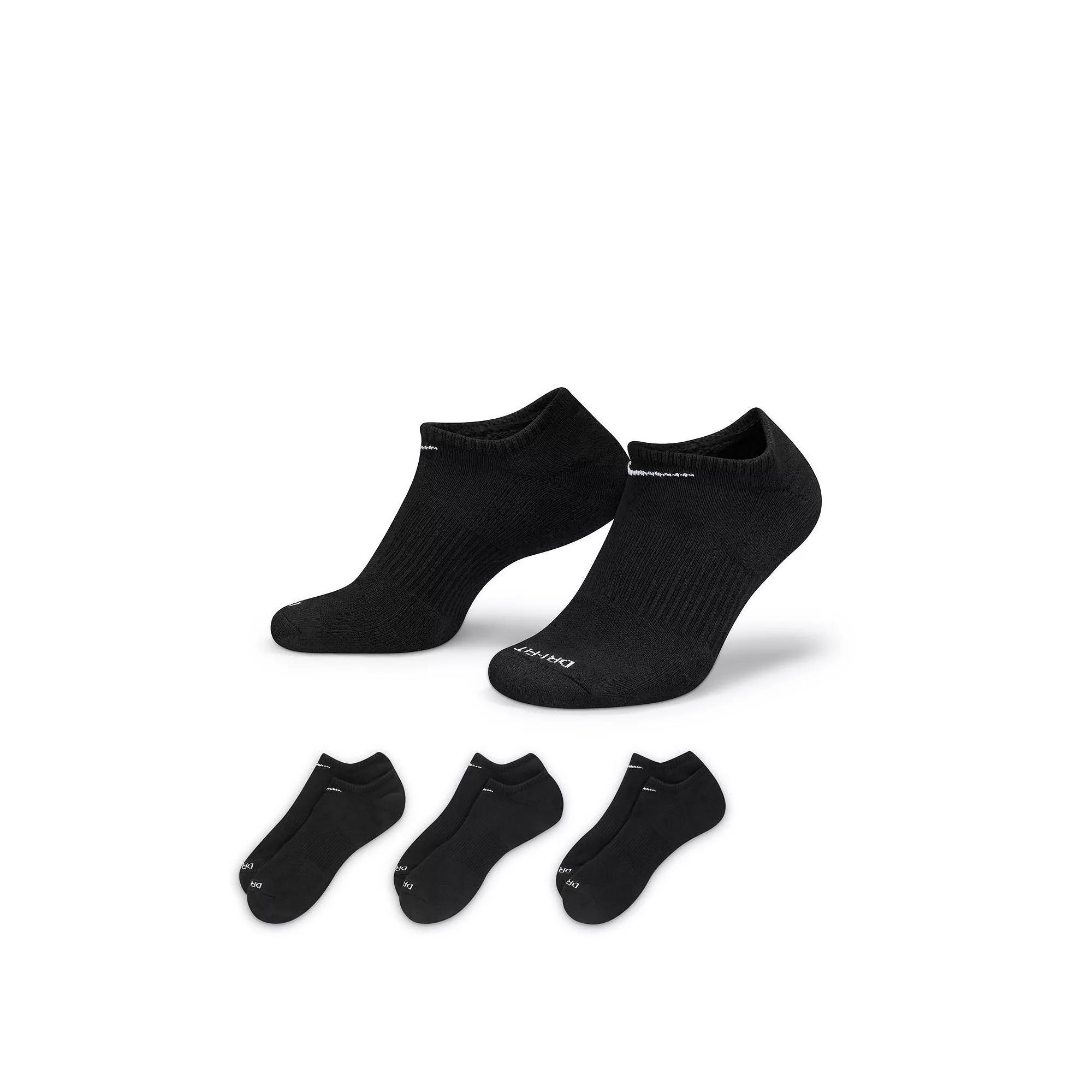 Mens Nike 3-pack Everyday Plus Cushion No-Show Training Socks Product Image