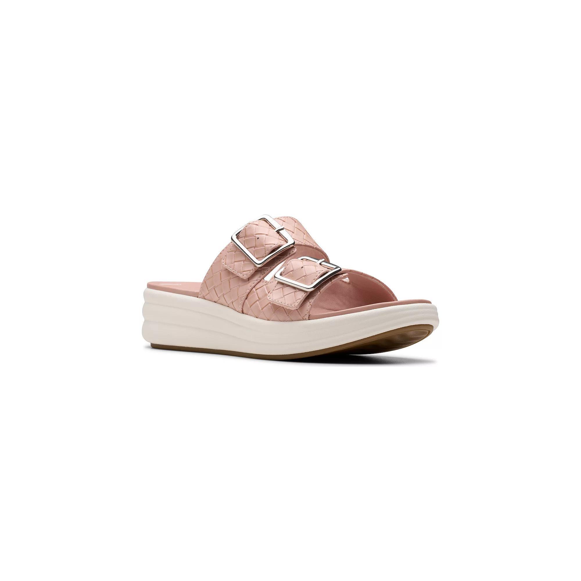 Clarks® Cloudsteppers Drift Women's Buckle Sandals, Size: 9.5, Pink Product Image