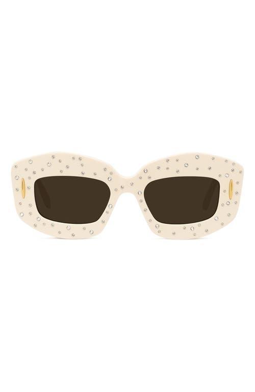 Loewe Chunky Anagram Rectangular Sunglasses, 49mm Product Image