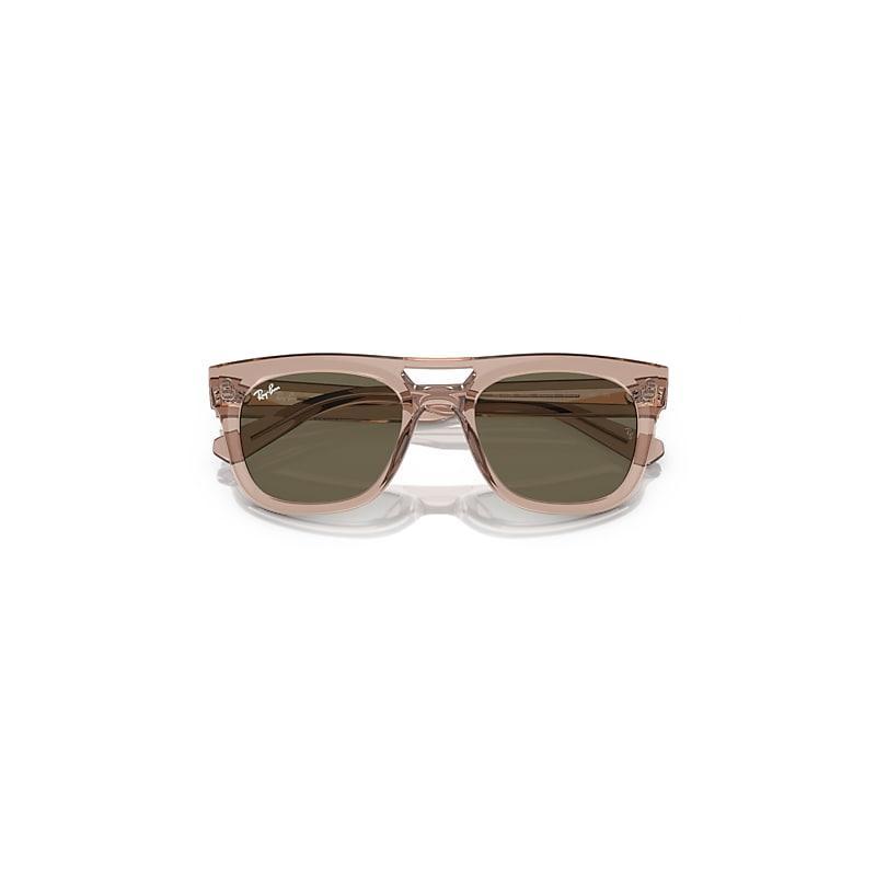 Men's Ray-Ban RB3736 56mm Irregular Mirror Sunglasses, Silver Product Image