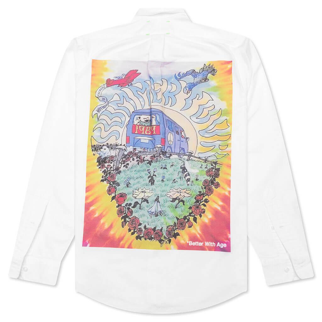 Road Trip Button-Down Shirt - White Male Product Image
