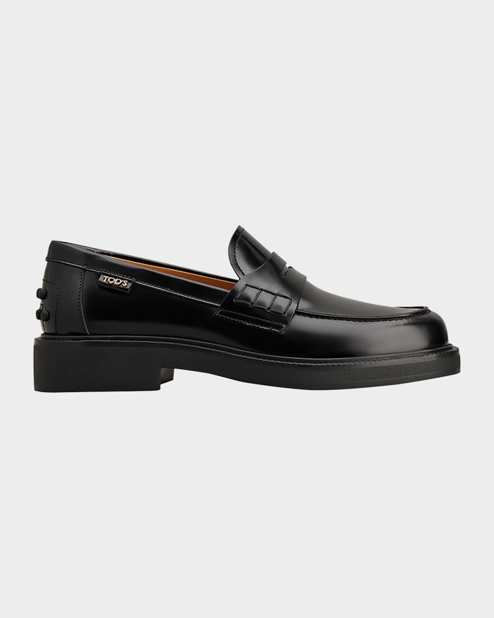 Gomma Leather Penny Loafers Product Image
