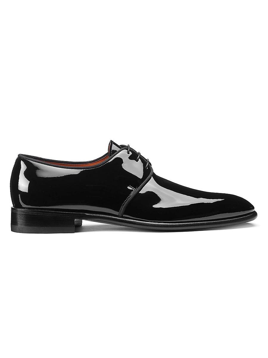 Santoni Mens Isogram-V2-01 Lace Up Formal Dress Shoes Product Image