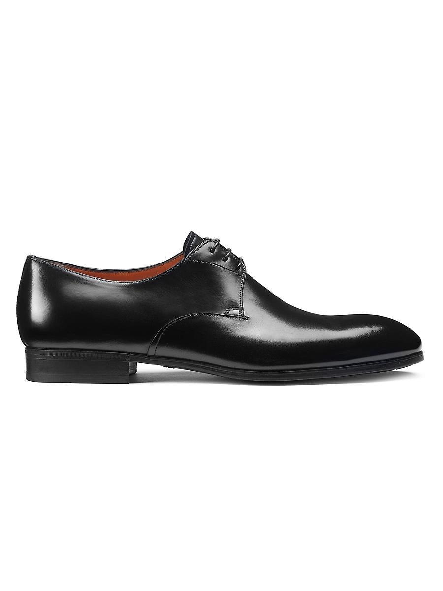 Santoni Mens Induct Lace Up Derby Dress Shoes Product Image