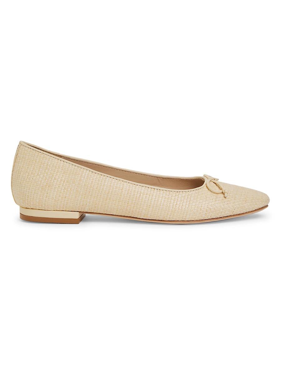 Womens Raffia Ballet Flats Product Image