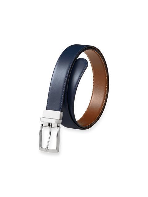 Wayne Reversible Belt - Navy/tan Product Image