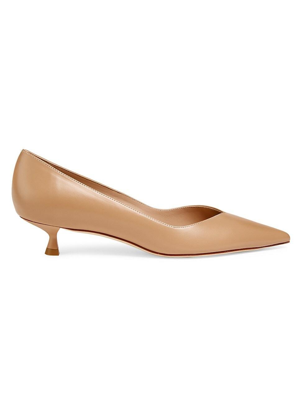 Stuart Weitzman Womens Eva 35 Pointed Toe Pumps Product Image