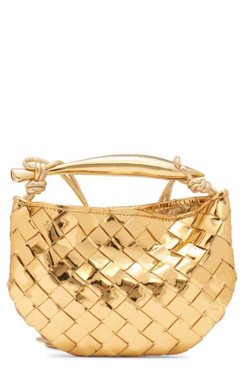 Womens Mini Sardine Mirror Leather Top-Handle Bag Product Image