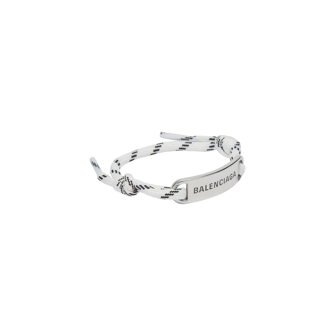 Plate Bracelet in White Product Image
