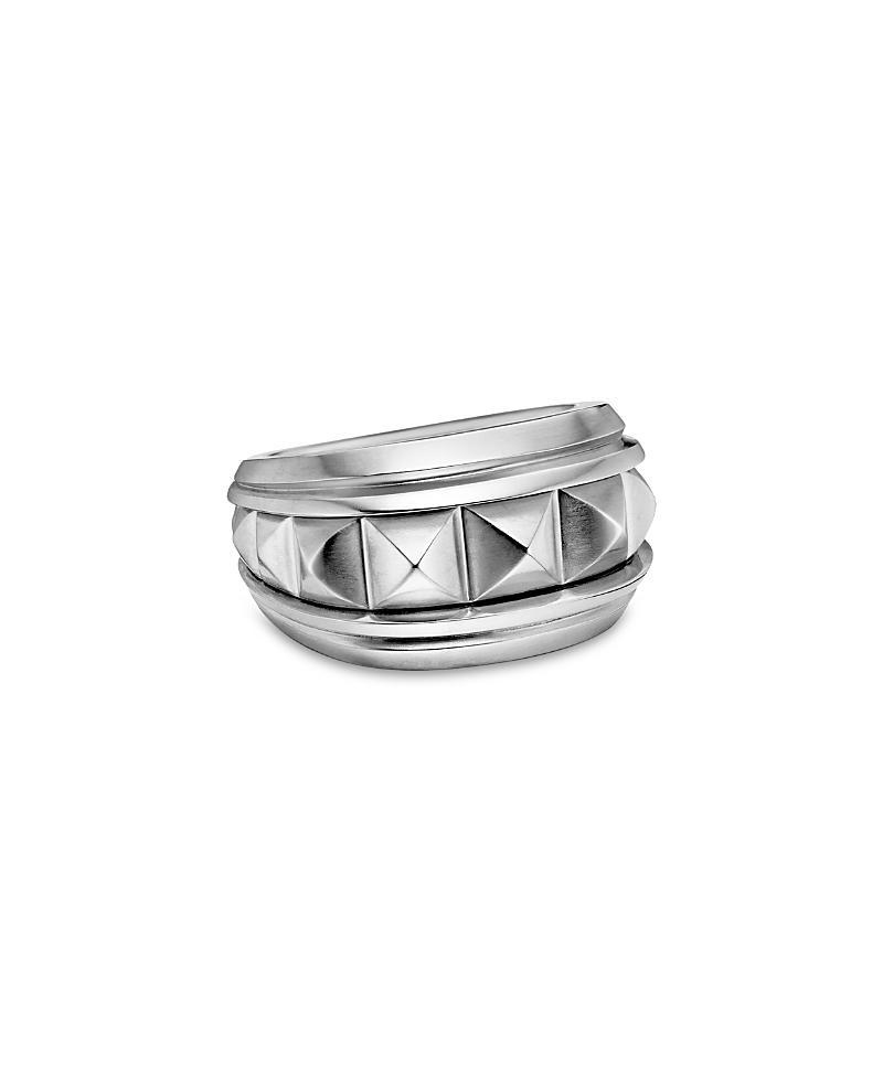 David Yurman Mens Sterling Silver Pyramid Ring Product Image