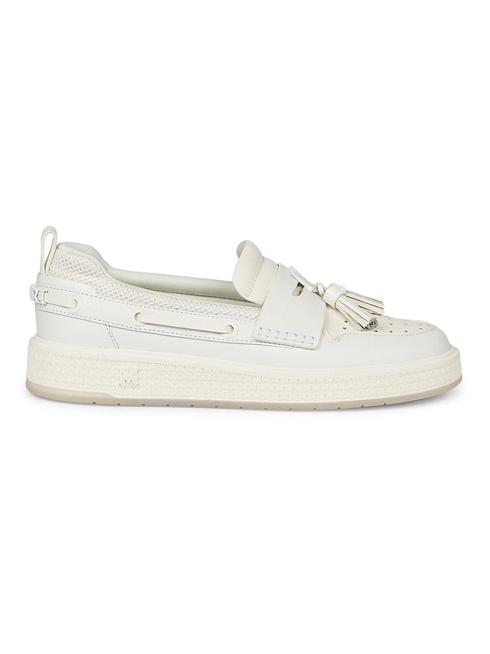 Men's MA Tassel Leather Boat Shoes Product Image