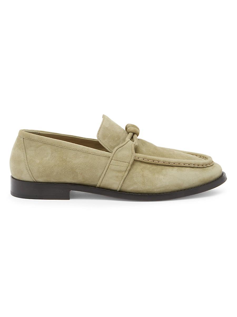 Mens Rock Suede Lug Sole Penny Loafers Product Image