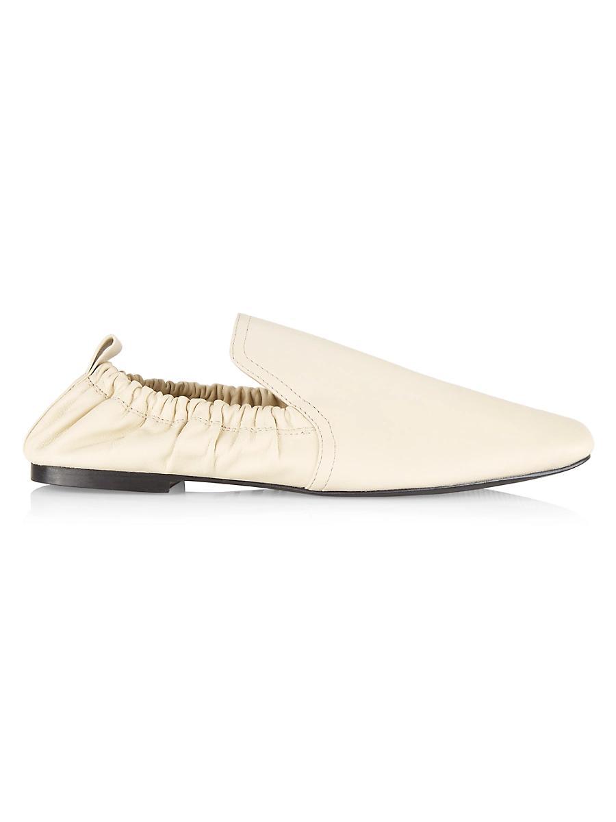 Womens Delphine Elasticized Leather Loafers Product Image