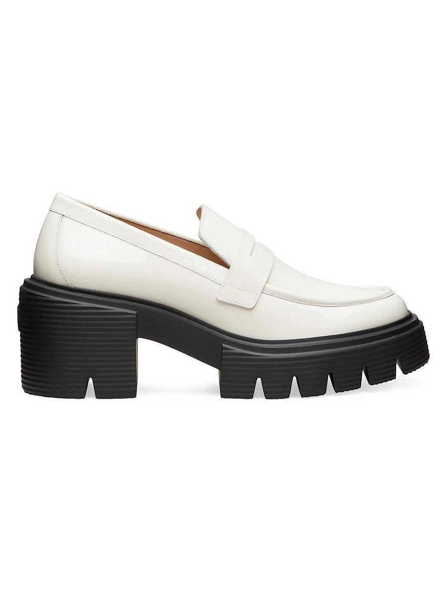 Soho Patent Lug-Sole Penny Loafers Product Image