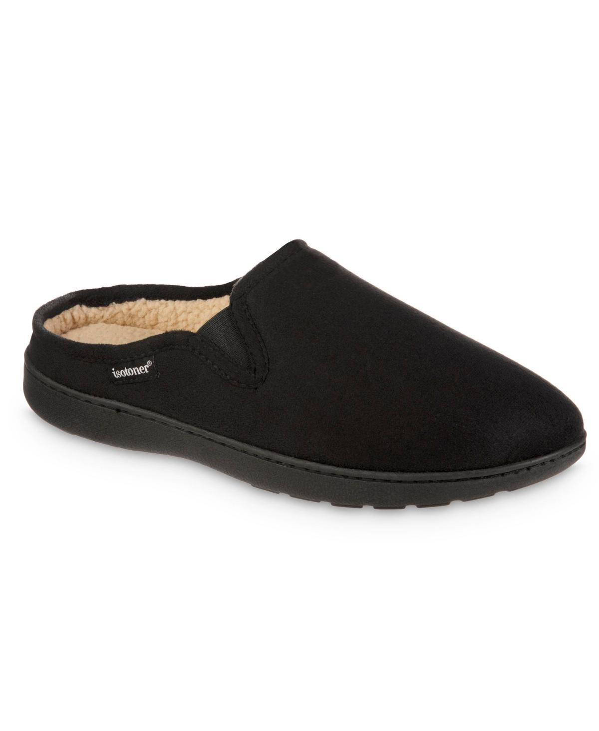 Isotoner Men's Recycled Vincent Hoodback Slippers - Navy Blue L Product Image