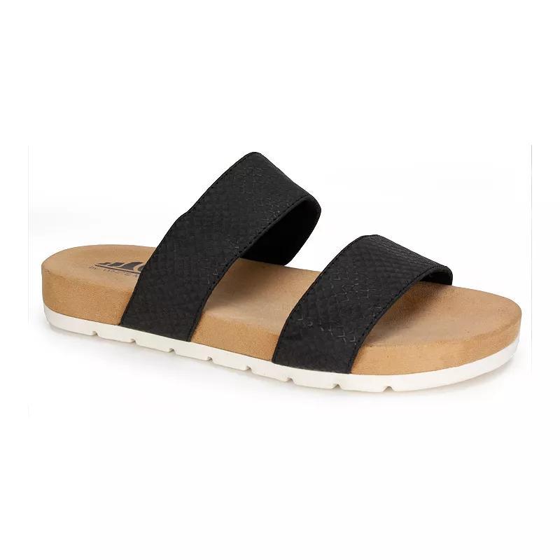 Cliffs by White Mountain Tahlie Women's Slide Sandals, Size: 8, White Es Print Product Image