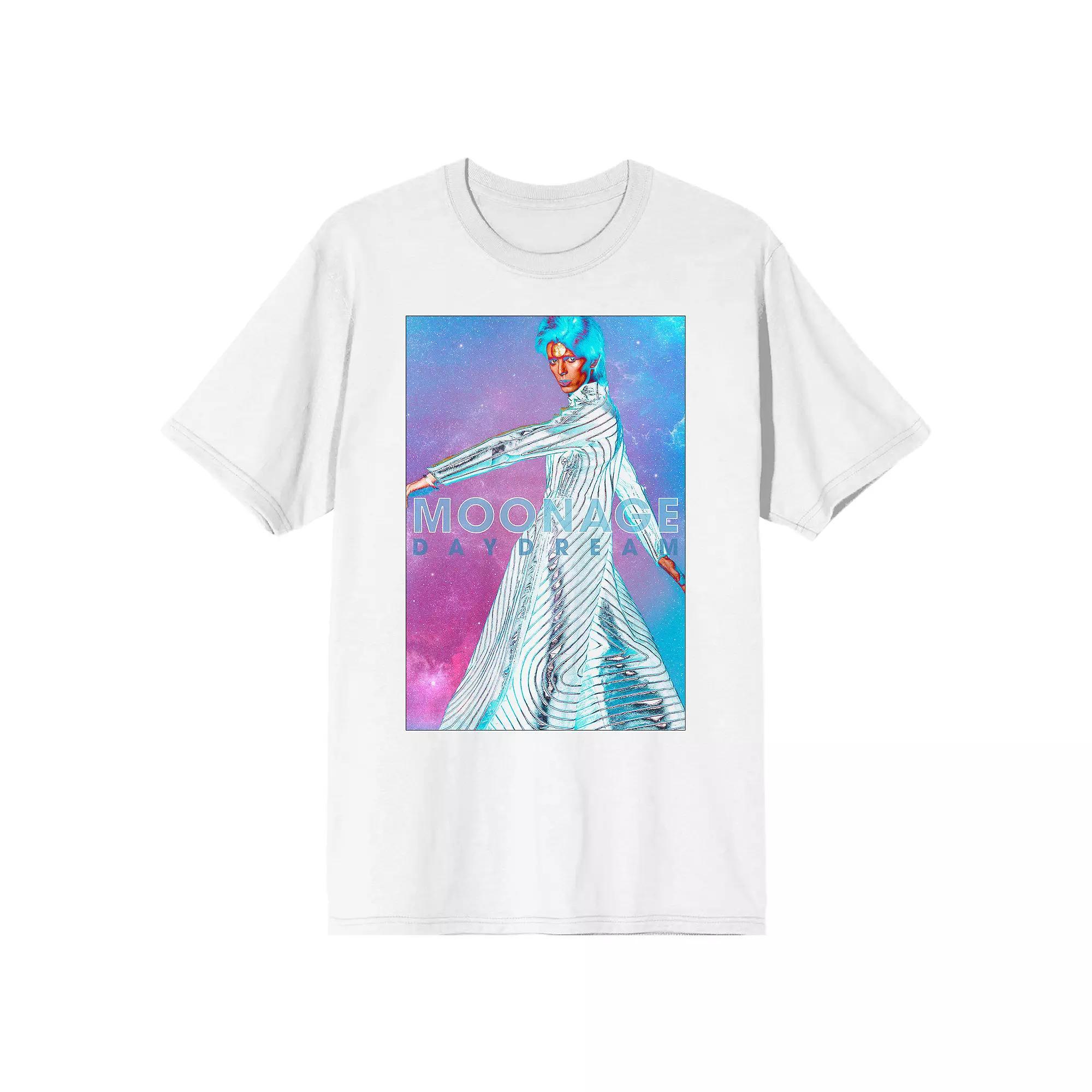 Mens David Bowie Colored Smoke Graphic Tee Product Image