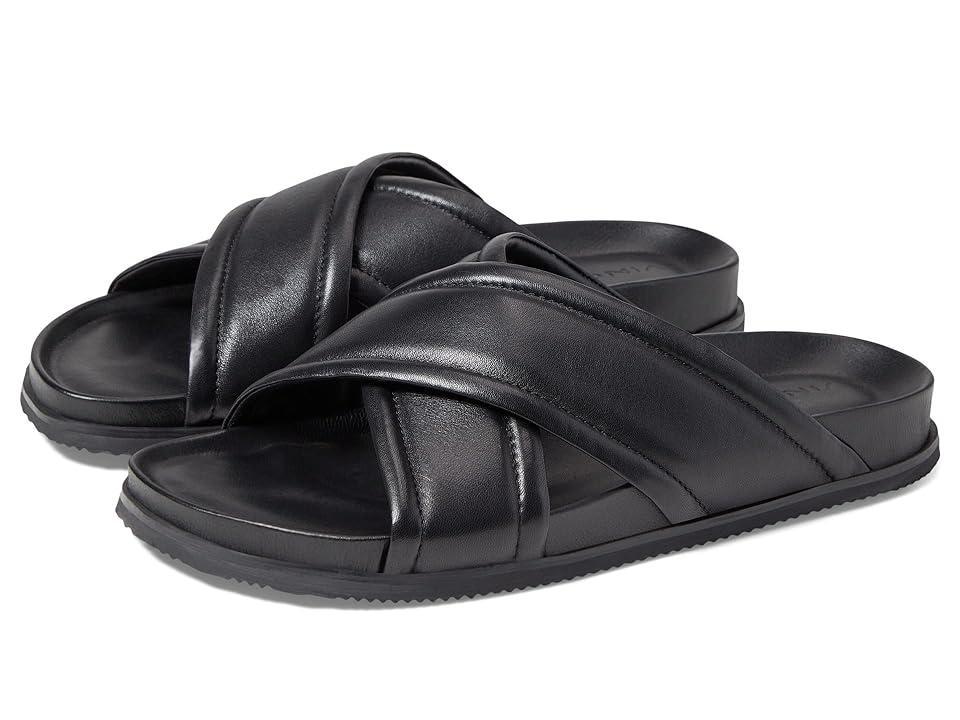 Mens Derek Leather Slide Sandals Product Image