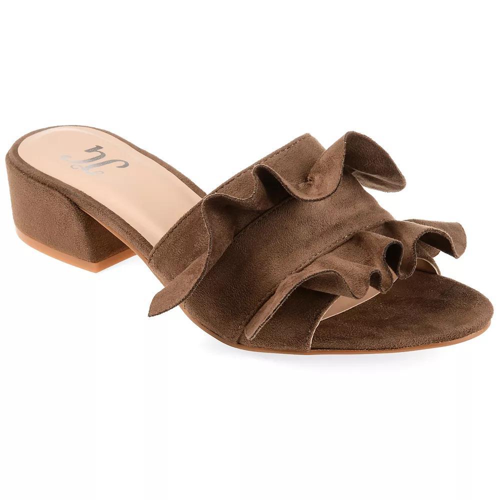 Journee Sabica Womens Mules Brown Product Image