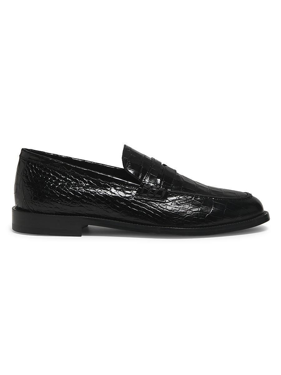Mens Leather Penny Loafers Product Image