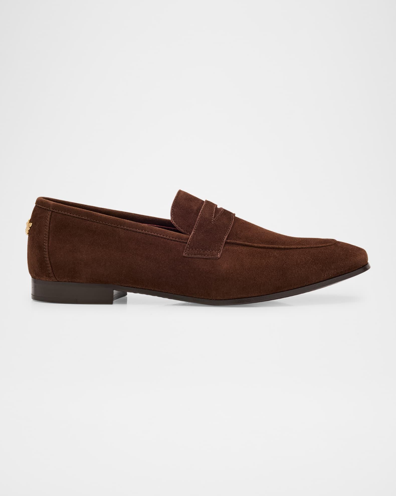 Suede Penny Loafers Product Image