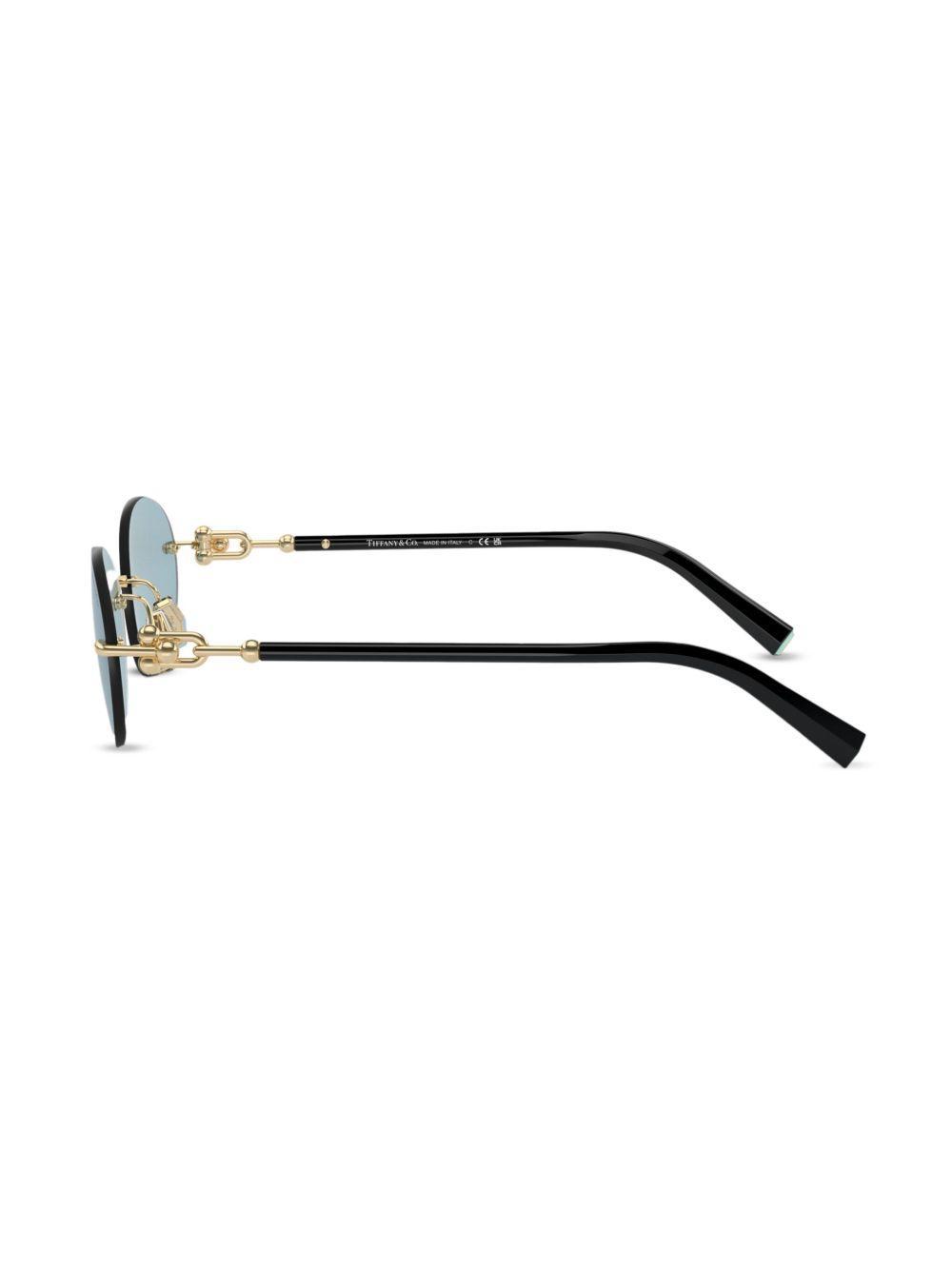 oval-frame sunglasses Product Image