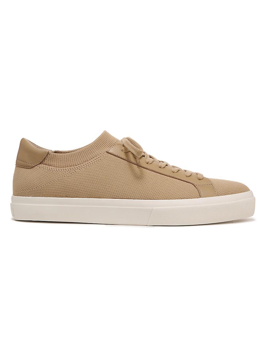 Mens Fulton Leather-Trimmed Knit Sneakers Product Image
