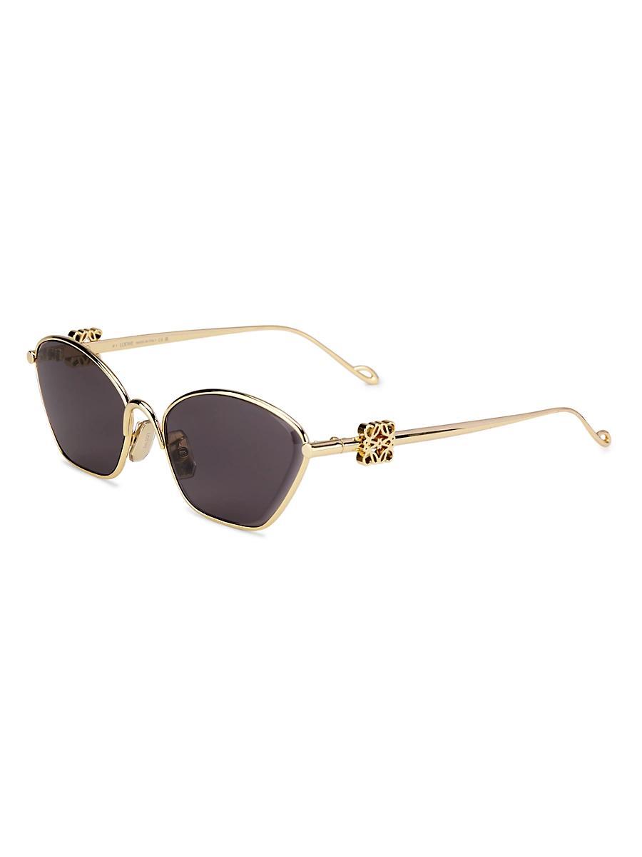 Mens Metal 57MM Cat-Eye Sunglasses Product Image
