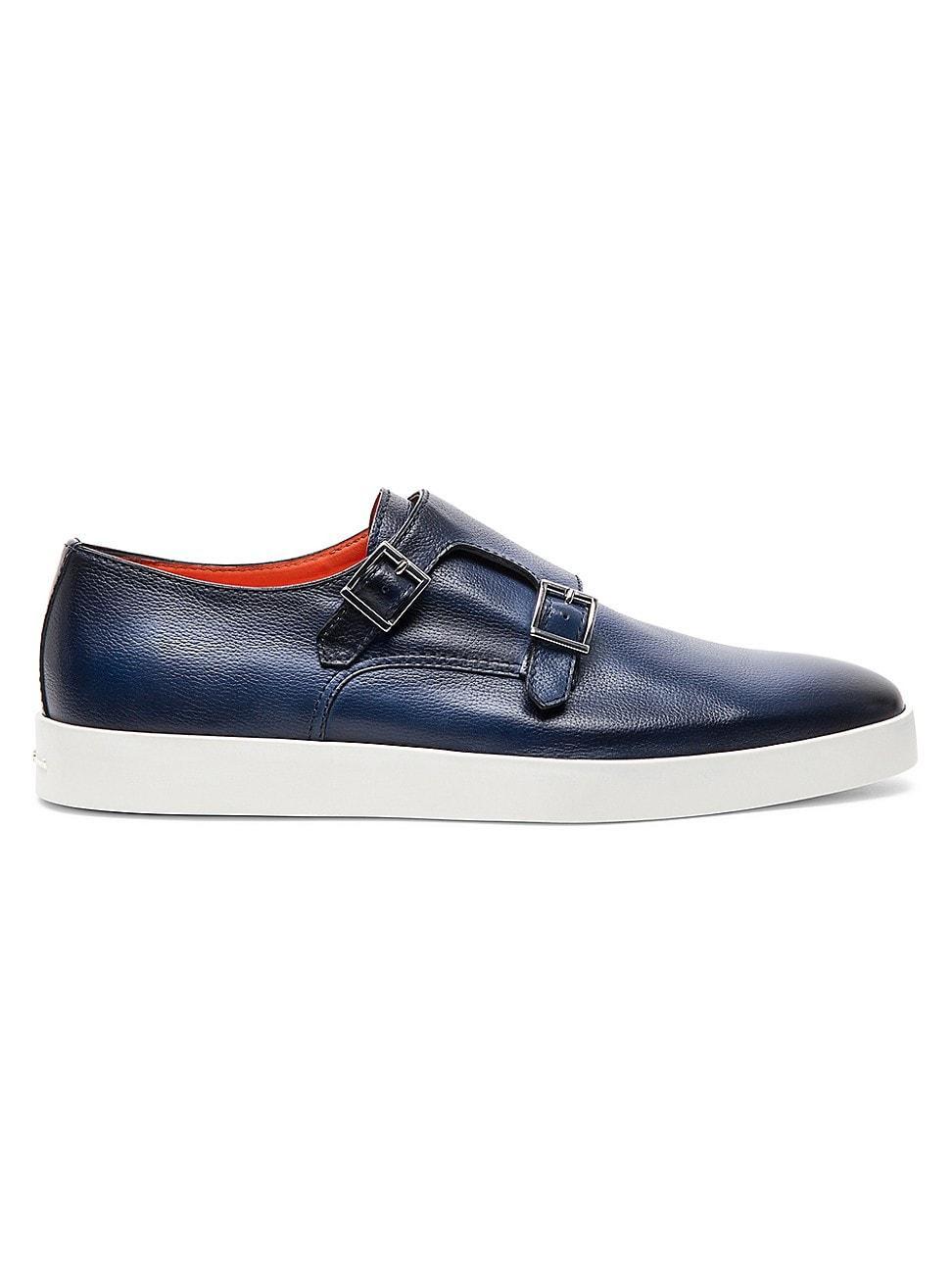Mens Atlantis Leather Double Monk Strap Shoes Product Image