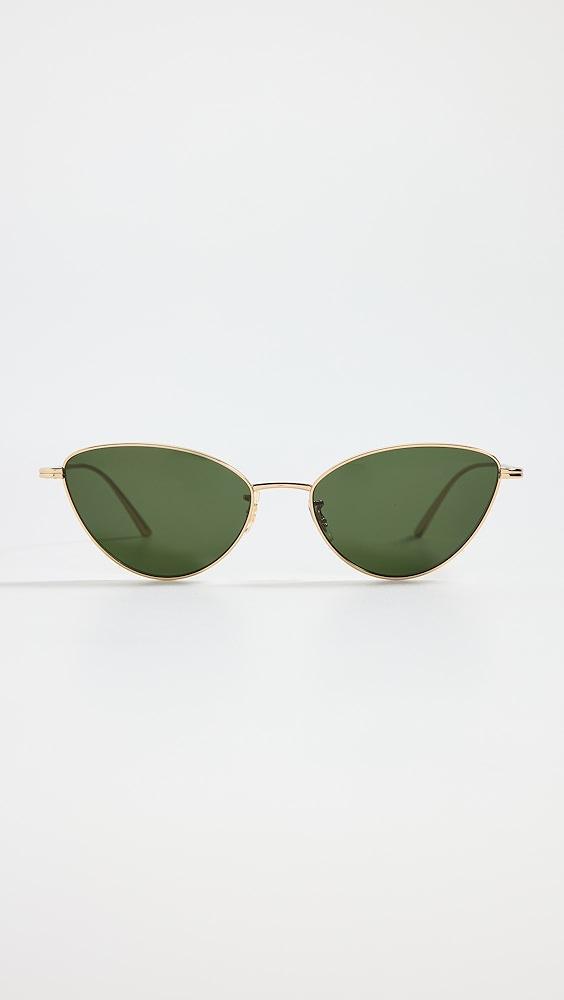 Oliver Peoples Eyewear x Khaite Metal Cat Eye Sunglasses | Shopbop Product Image