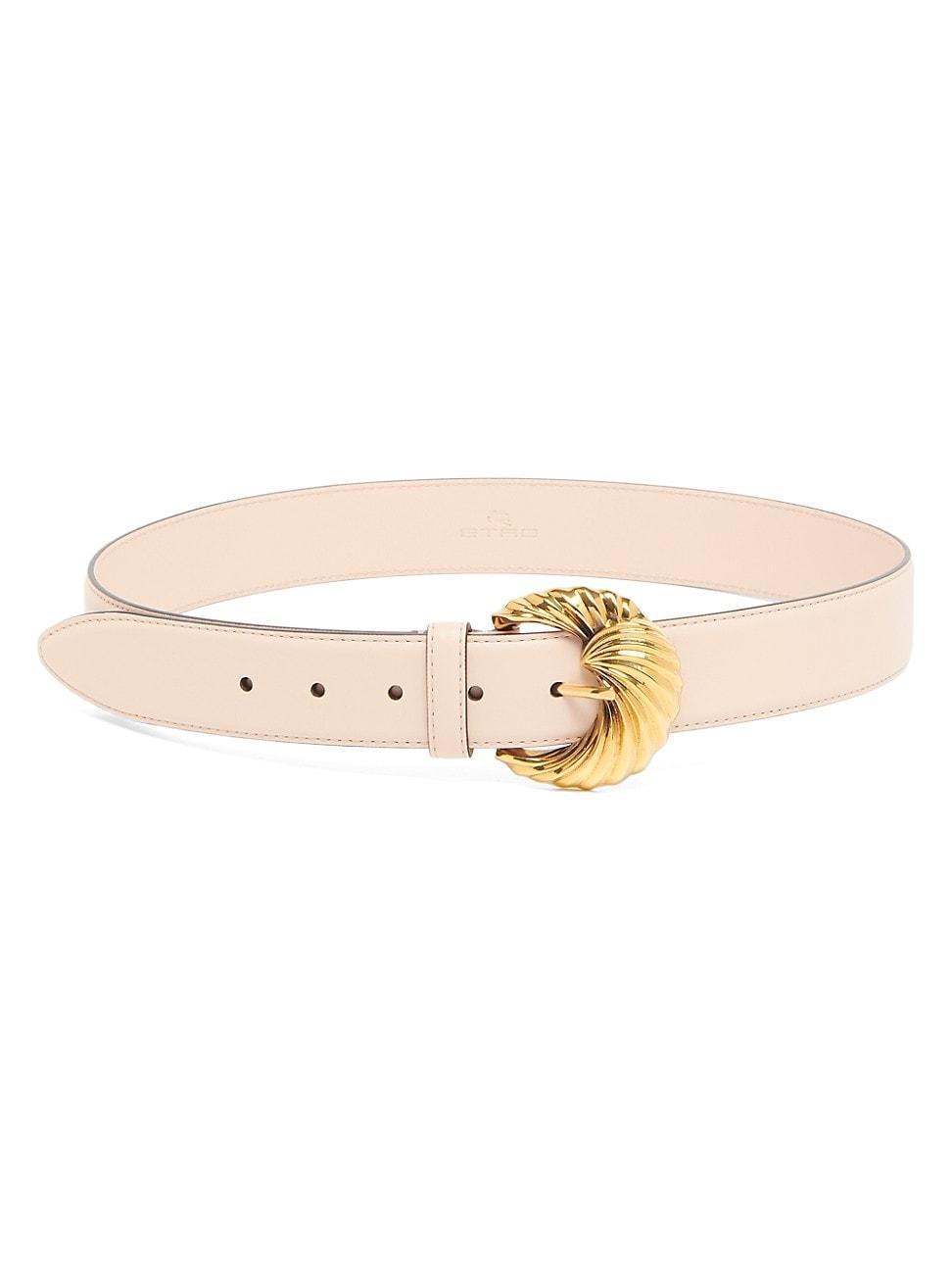 Womens Paisley Lavorato Leather Belt Product Image